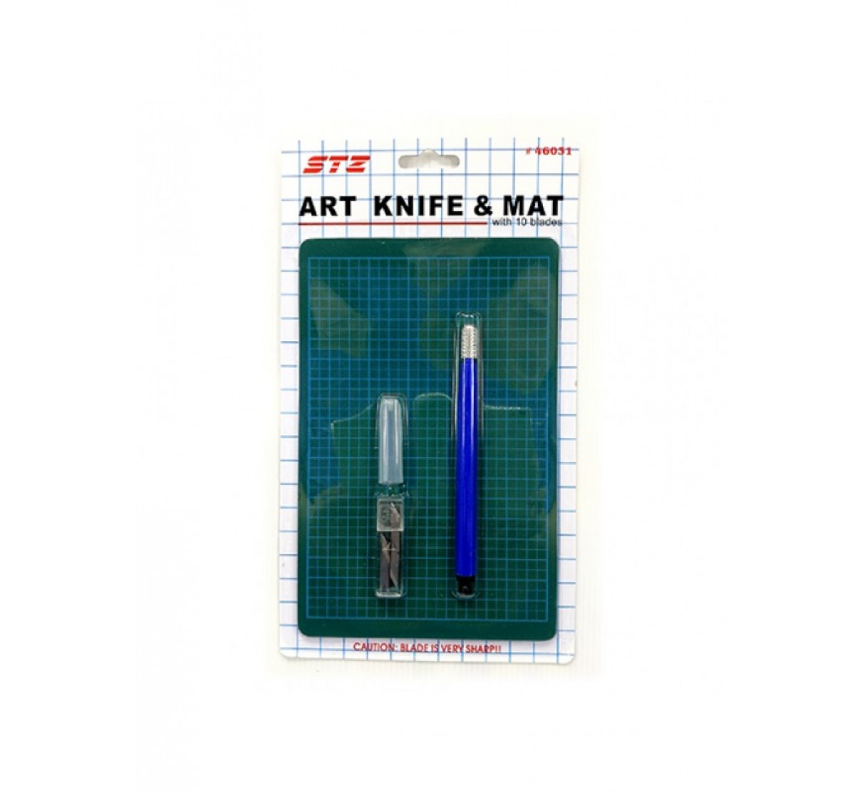 STZ Art Knife & Mat (Cutting Mat = 13x20cm)